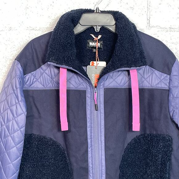 Bass Outdoor Women's Quilted-Trim Zip Bomber Jacket - Heron Multi medium - Picture 4 of 12